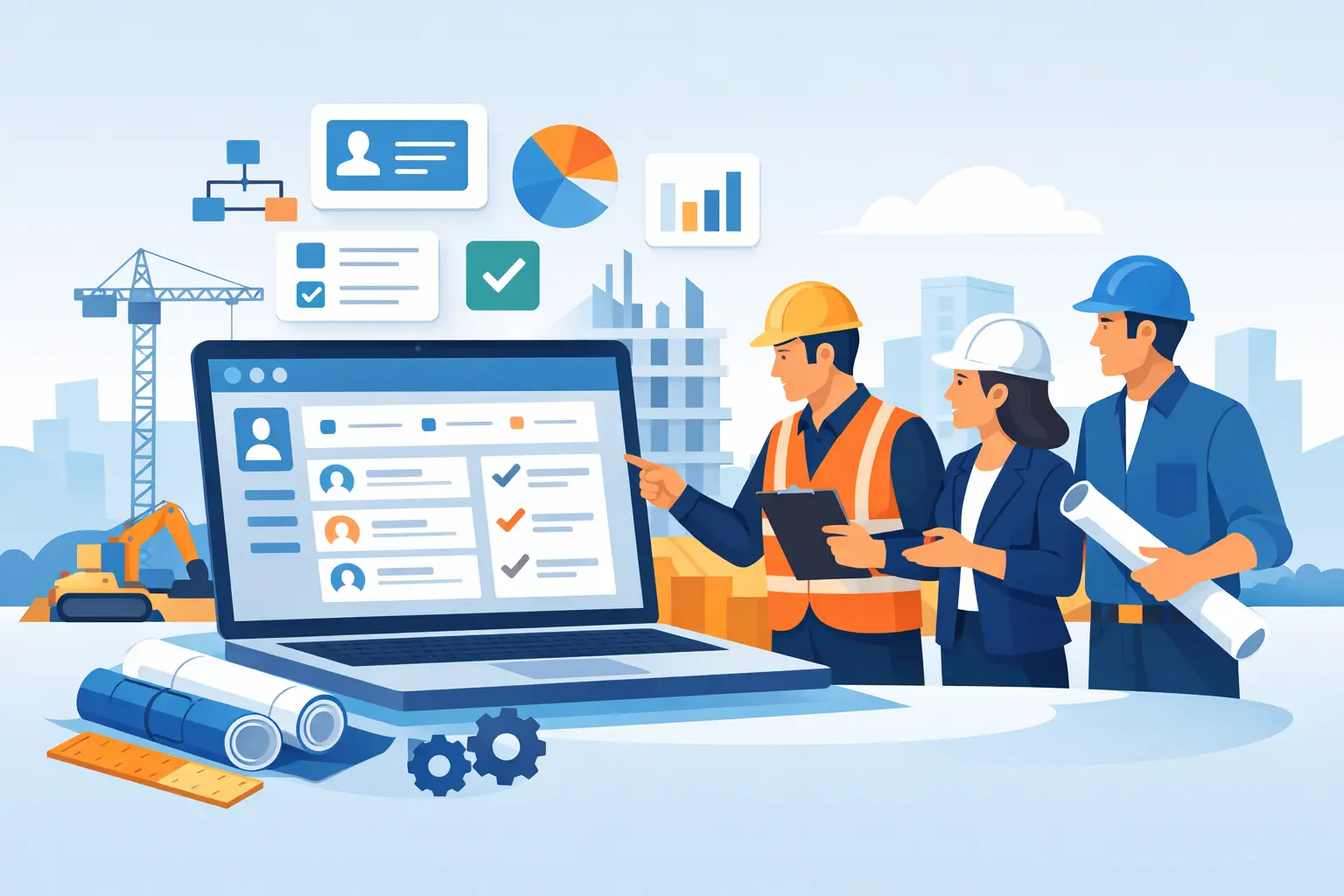 CRM pour entreprise de construction efficace