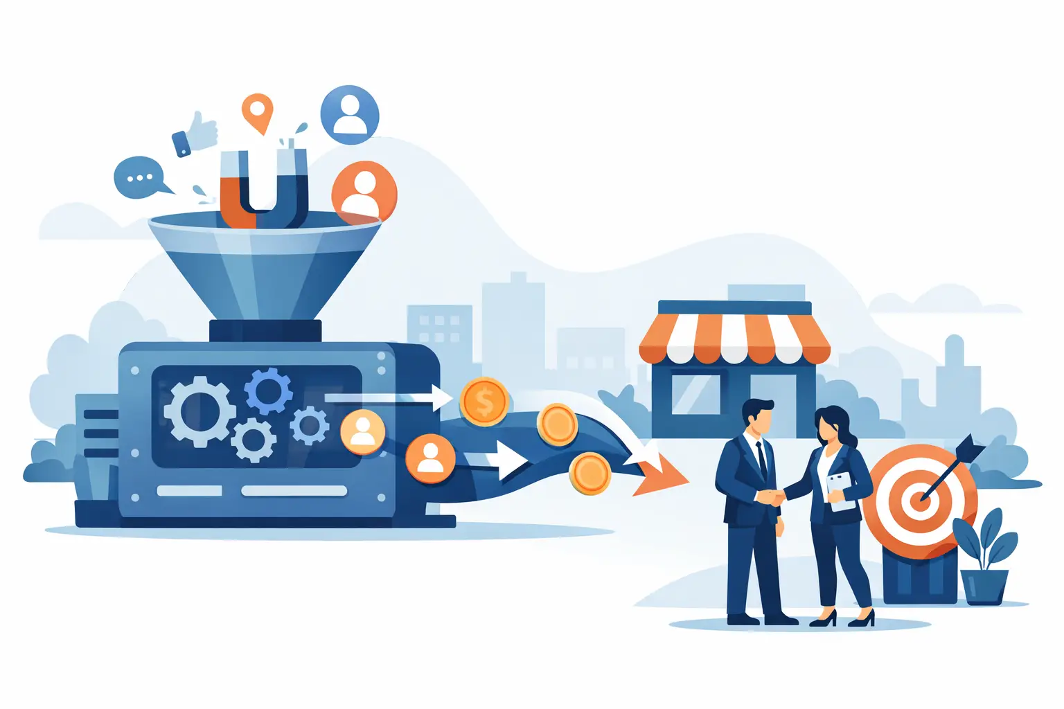 Machine à clients pour PME locale: ce qui marche