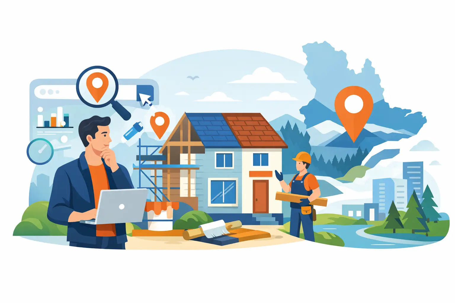 SEO local entrepreneur rénovation au Québec