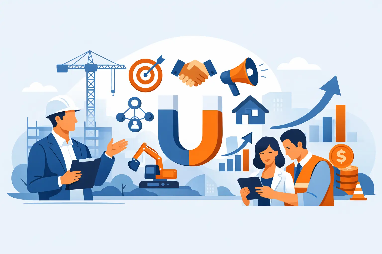 7 meilleurs leviers acquisition entrepreneurs construction
