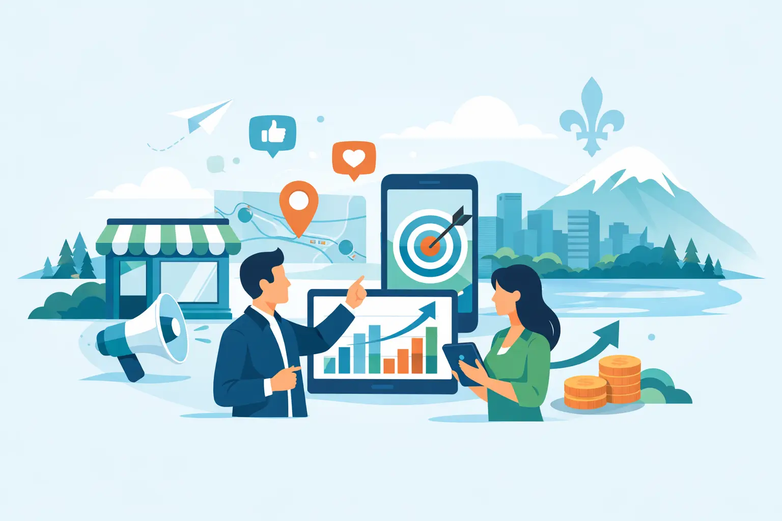 Guide publicité locale rentable au Québec