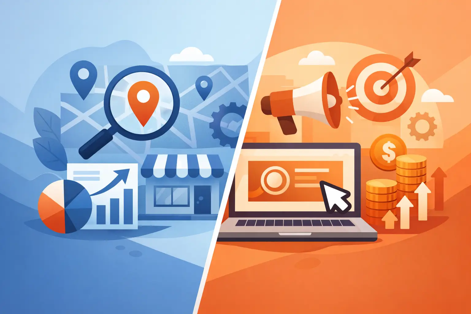 SEO local versus publicité payante