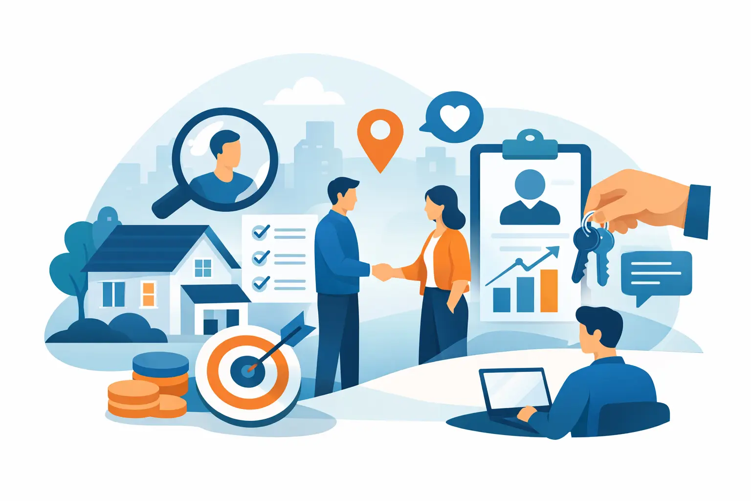 Guide acquisition clients services résidentiels