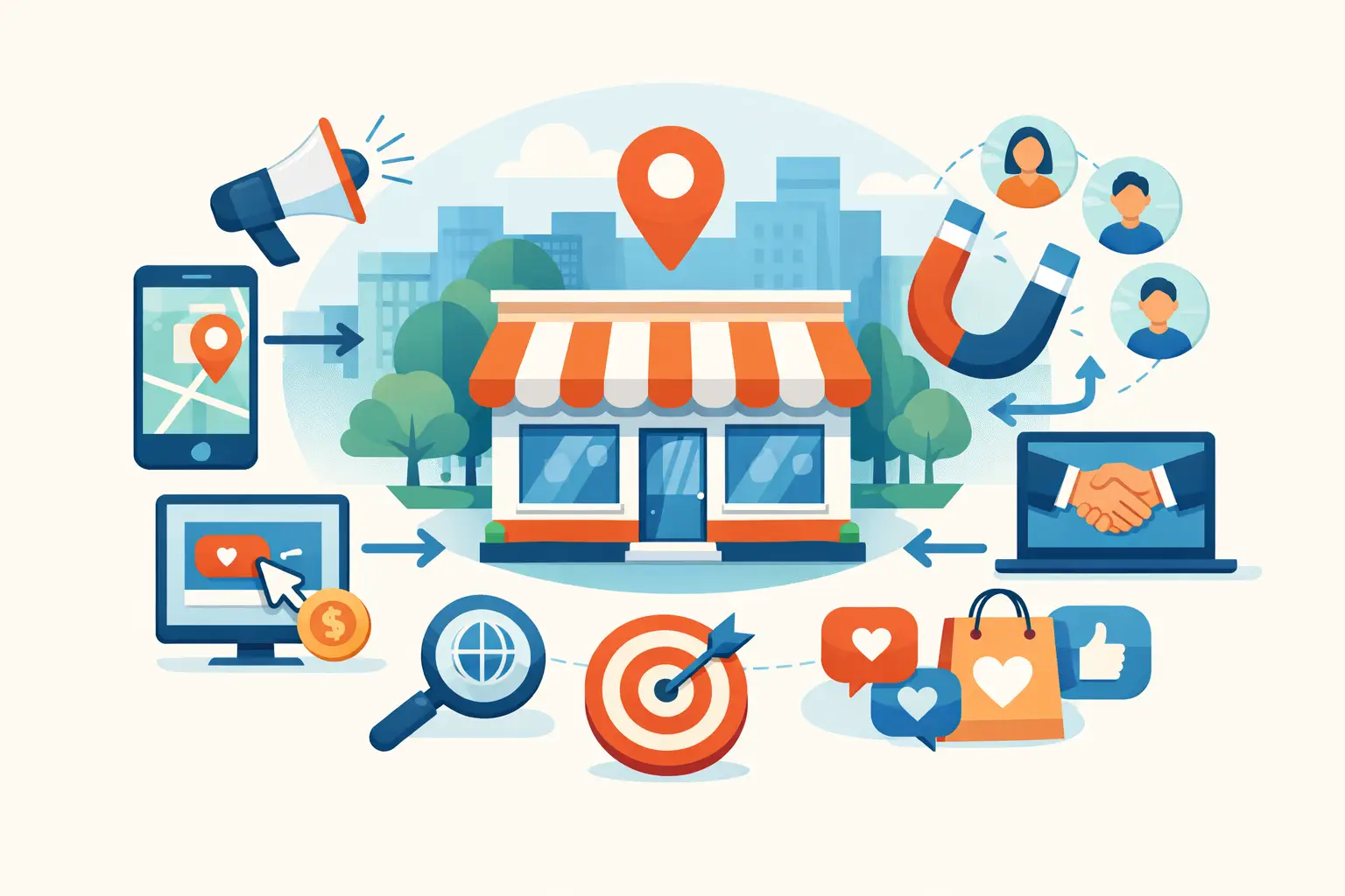 Meilleurs canaux d’acquisition pour entreprise locale