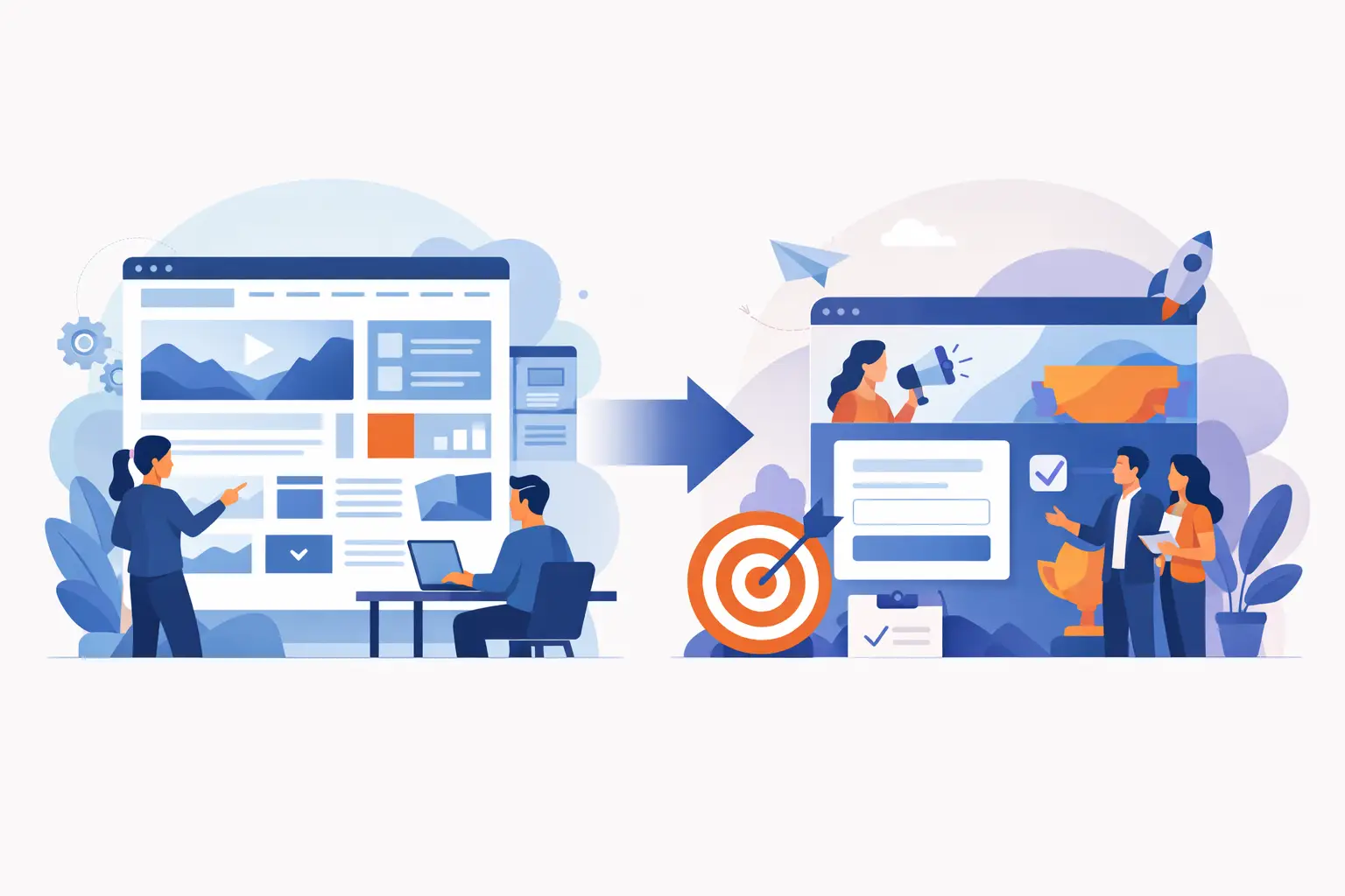 Site web ou landing page pour plus de soumissions