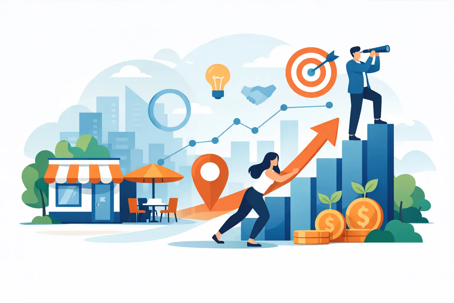 Les meilleurs leviers de croissance d’entreprise locale