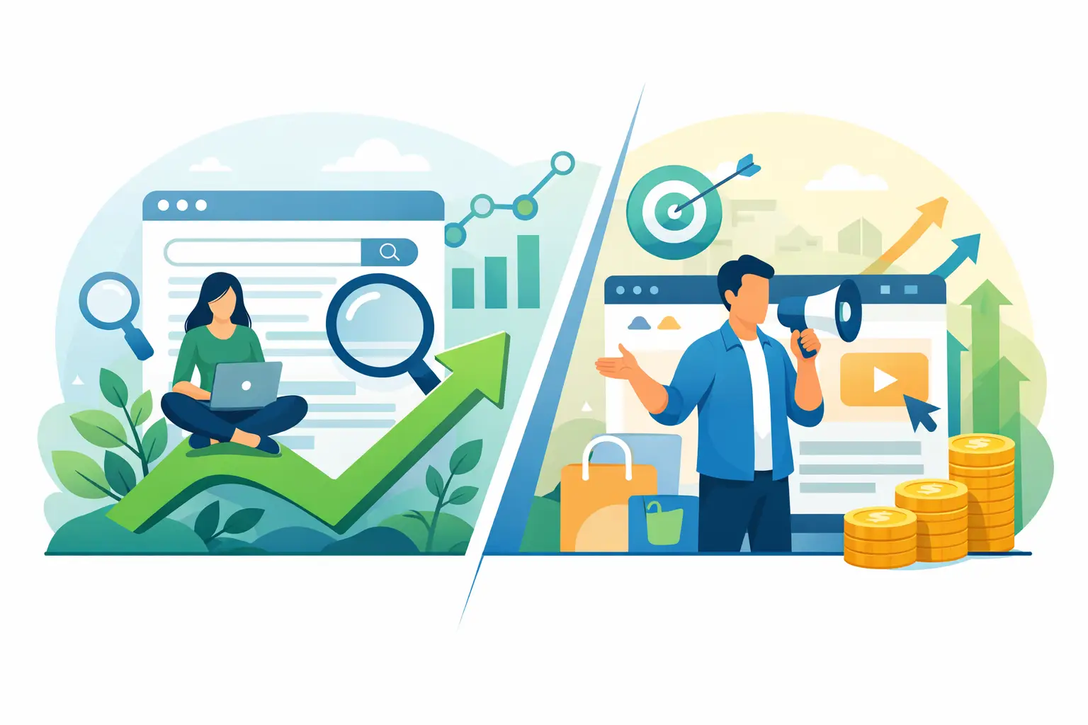 SEO organique versus publicité : quel choix?