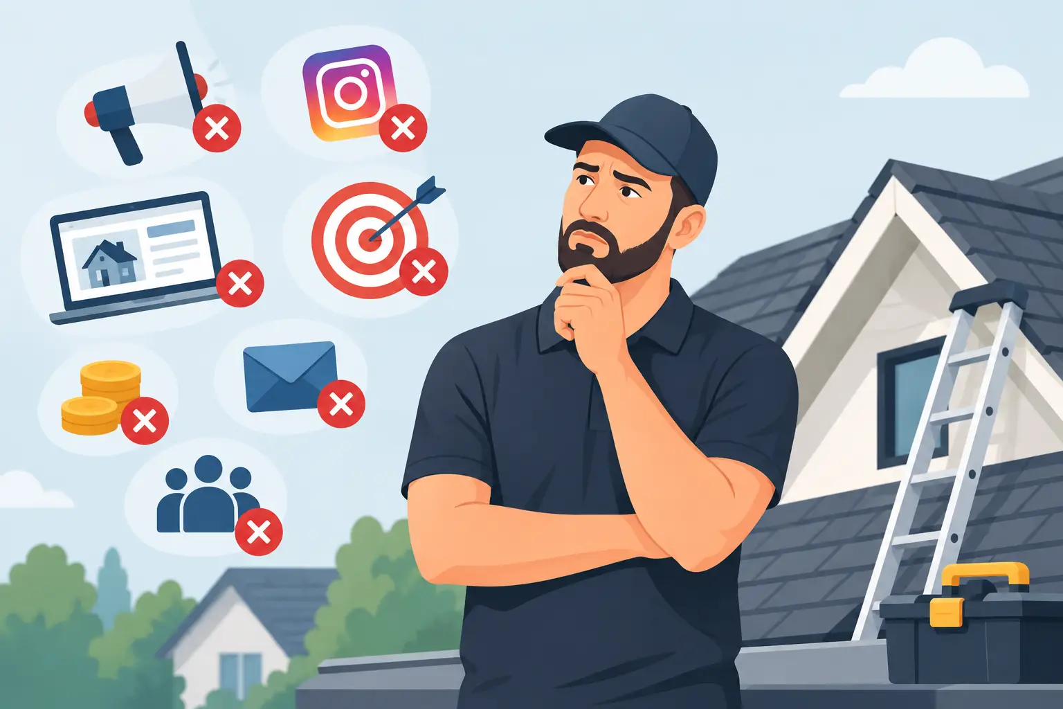9 erreurs de publicité pour entrepreneur en toiture