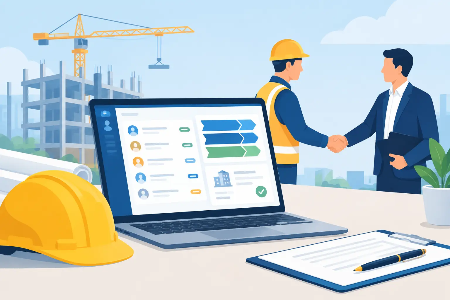 CRM construction pour signer plus de soumissions