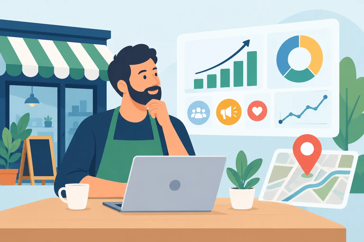 Indicateurs clés marketing pour entrepreneur local