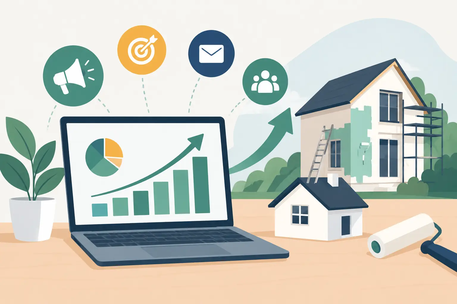 Indicateurs rentabilité marketing rénovation