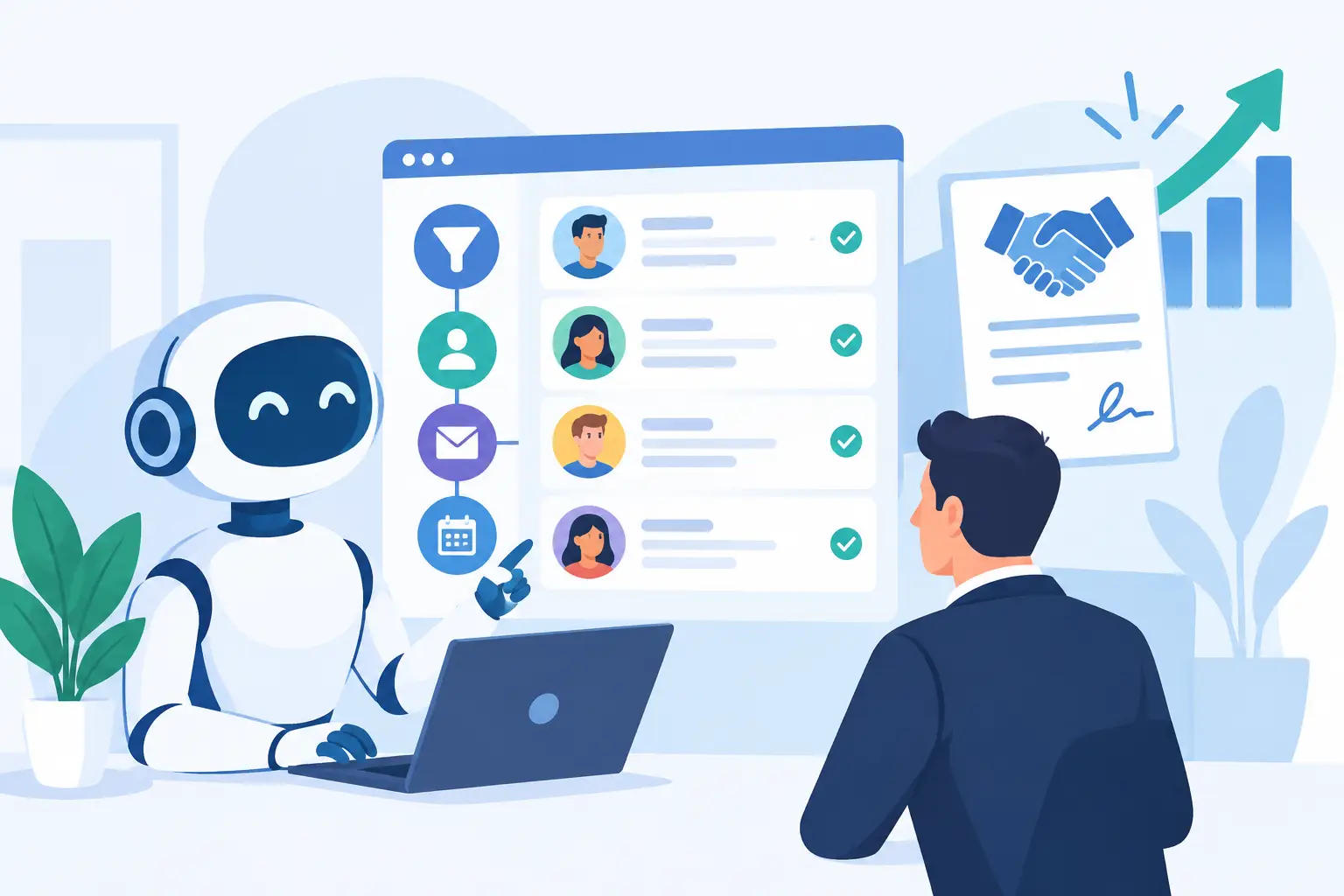 IA pour le suivi des prospects et plus de contrats