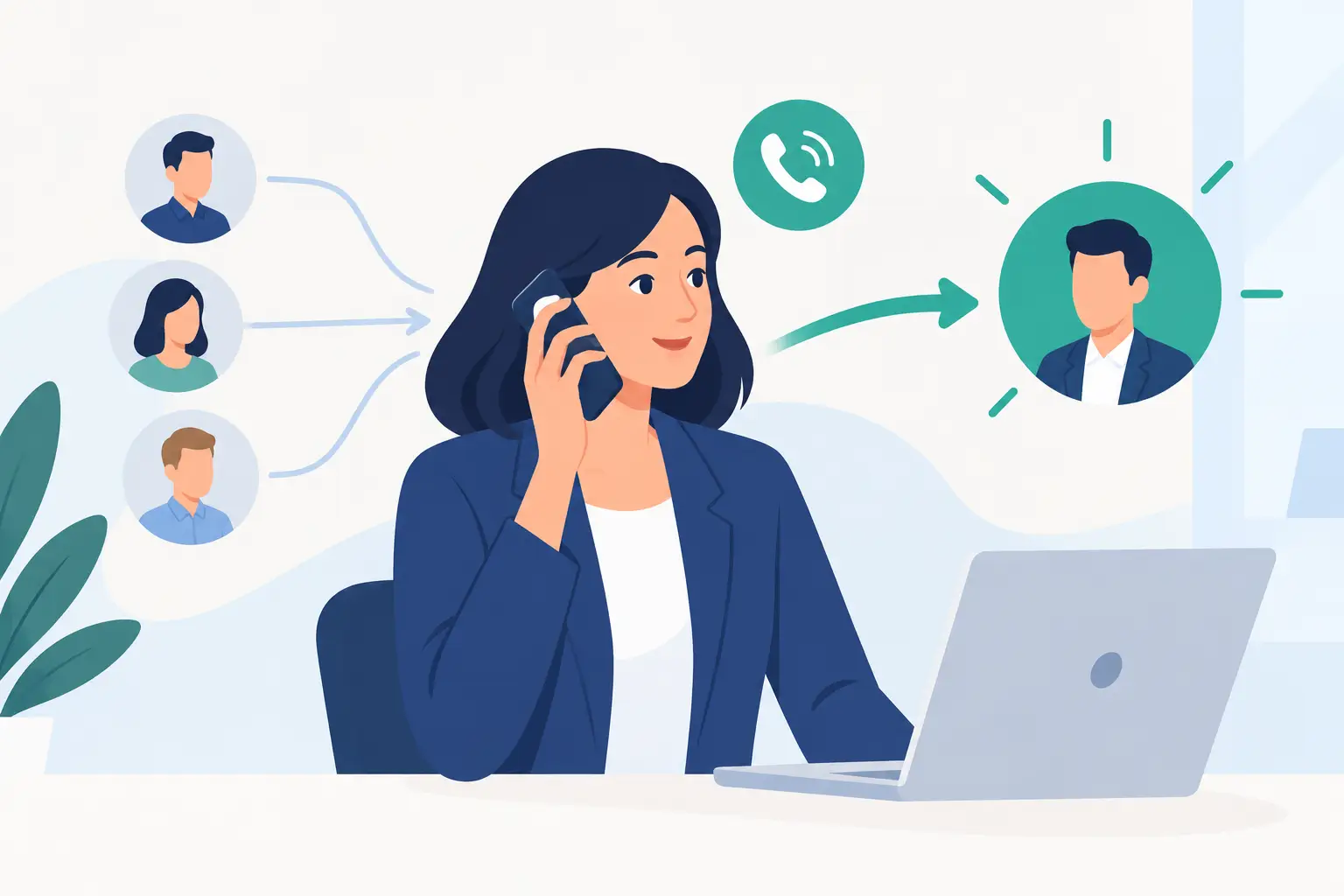 Qui rappelle les nouveaux prospects en premier ?