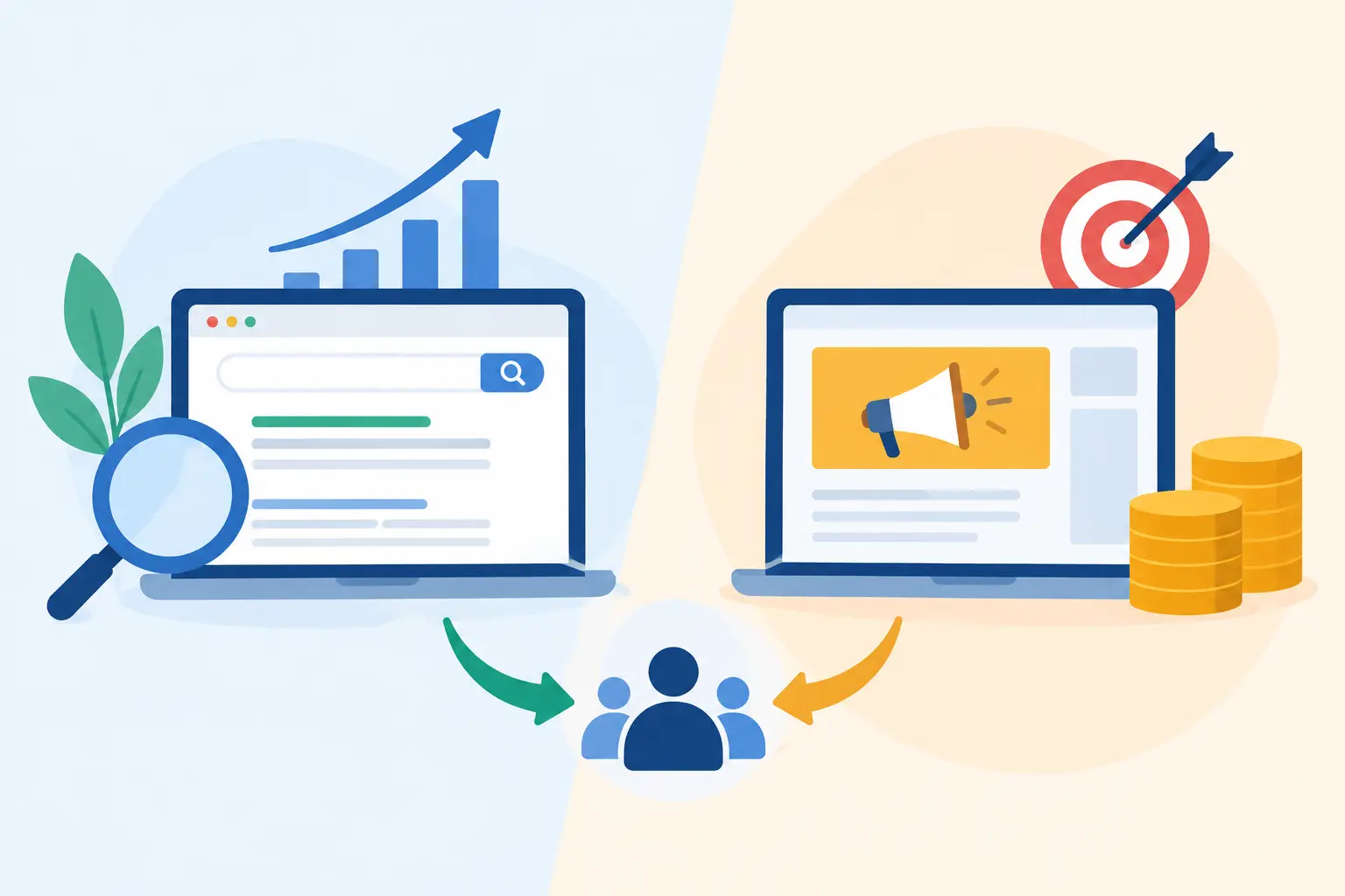 SEO versus publicité pour gagner plus de clients